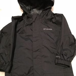 Black Columbia Raincoat Size 2T
